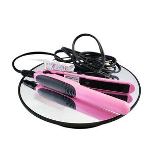 Revive Beauty Pink Hair Straightener 110-220V 50-60Hz 20W Lightweight Portable